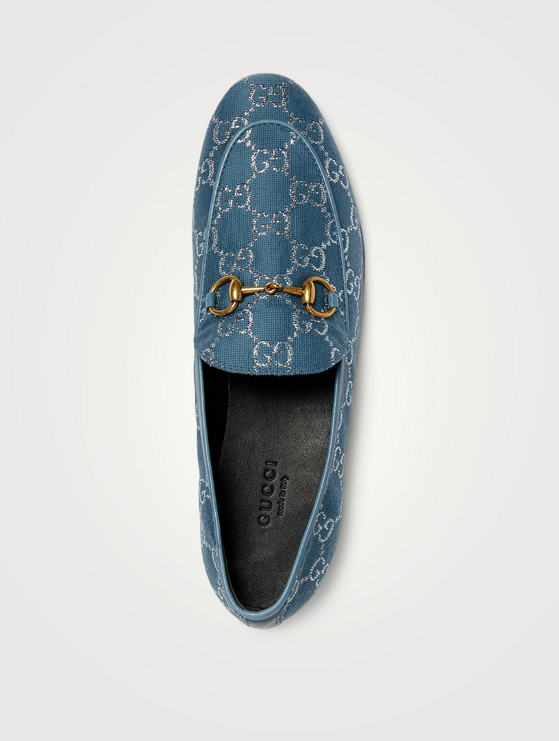 gucci velvet loafers