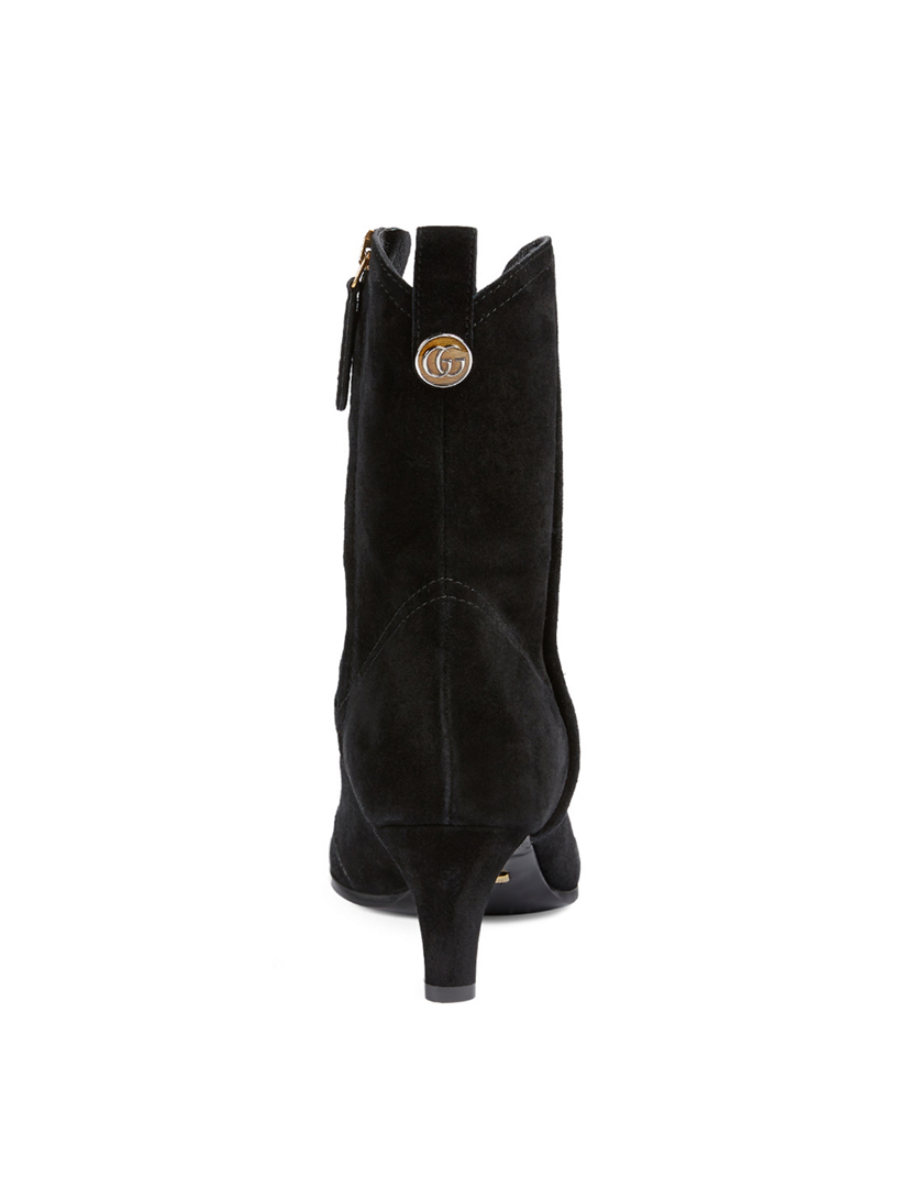 gucci suede ankle boots