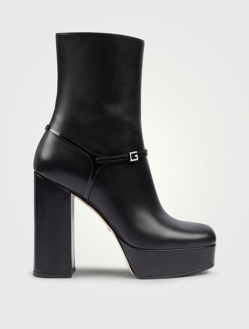 gucci leather boots