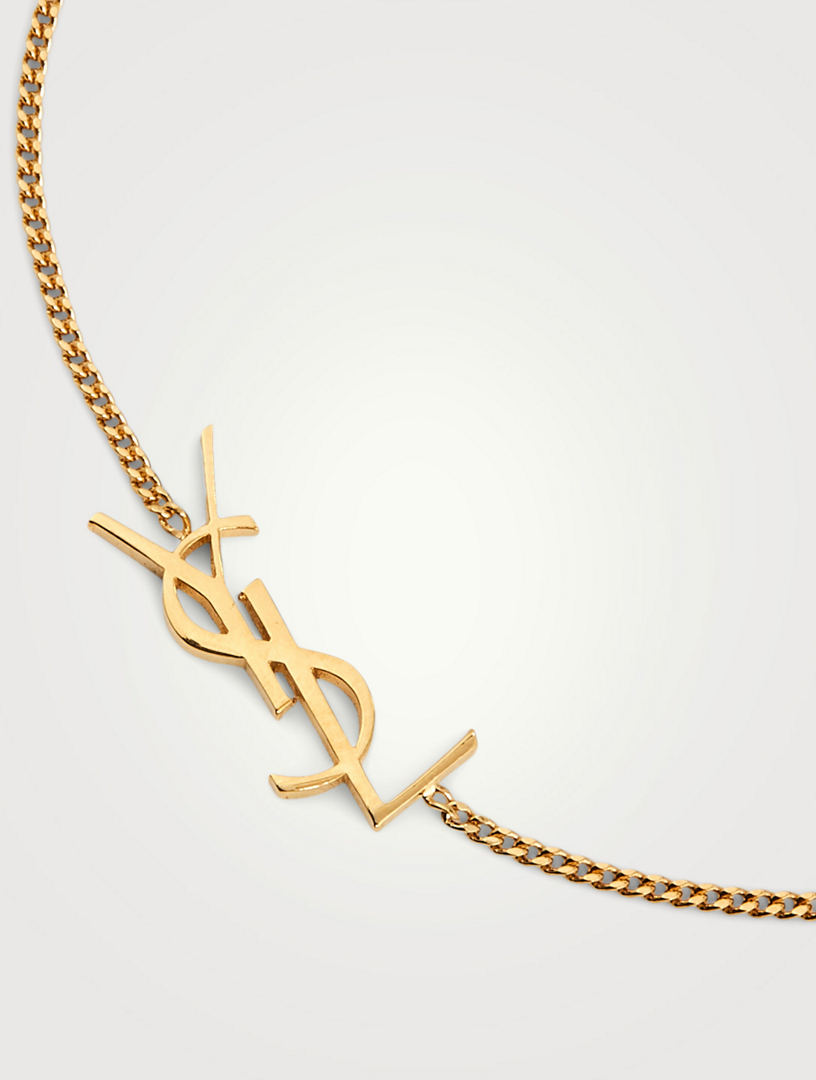 SAINT LAURENT YSL Monogram Chain Bracelet | Holt Renfrew Canada