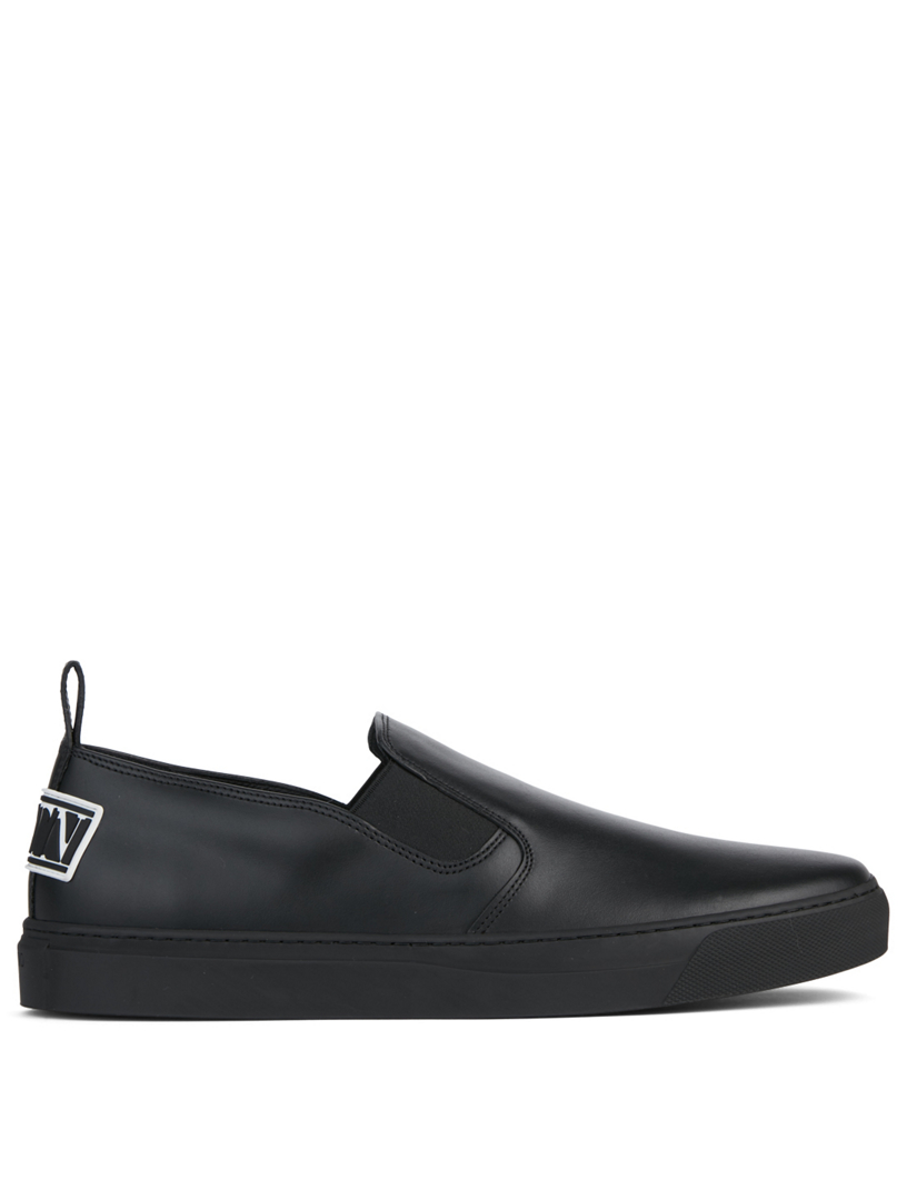 VALENTINO GARAVANI VLTN Leather Slip-On Sneakers | Holt Renfrew Canada