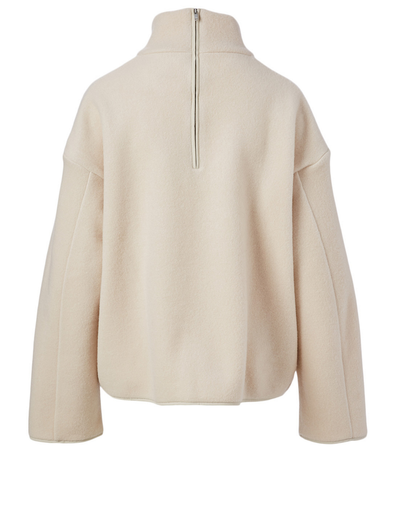 JIL SANDER Wool Silk And Cashmere High-Neck Sweater | Holt Renfrew Canada