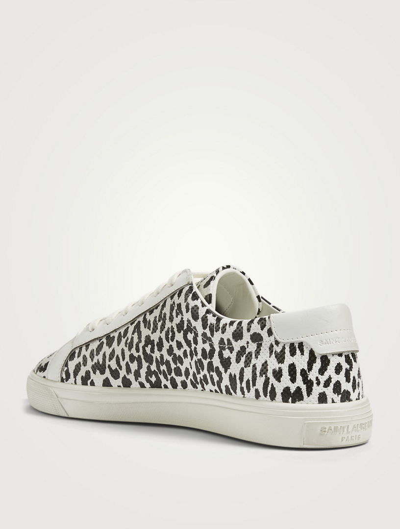 saint laurent andy perforated leather sneakers
