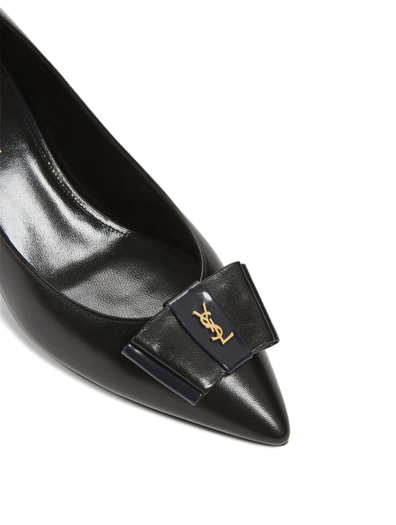 saint laurent anaïs bow pumps