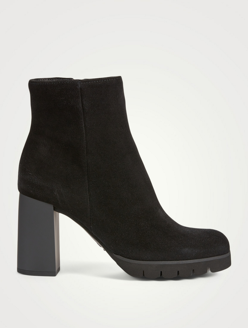 womens black ankle boots canada