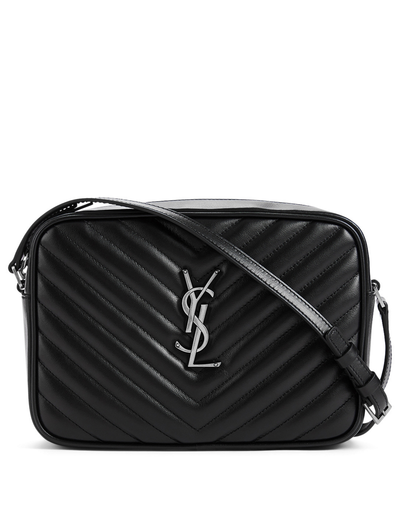 ysl all black crossbody