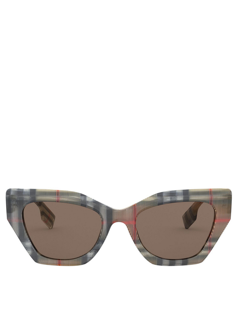 burberry 55mm cat eye sunglasses