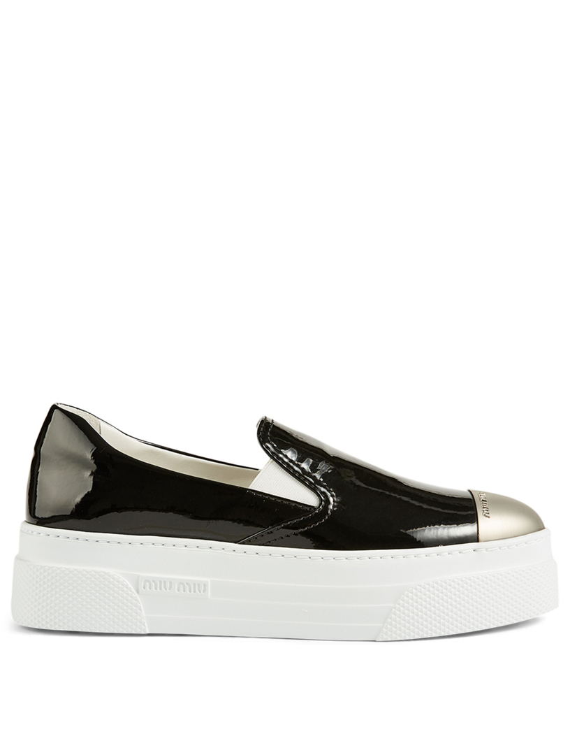 MIU MIU Patent Slip-On Sneakers | Holt Renfrew Canada