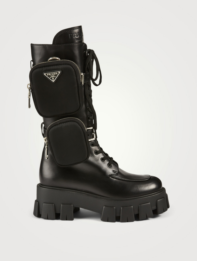 prada womens combat boots