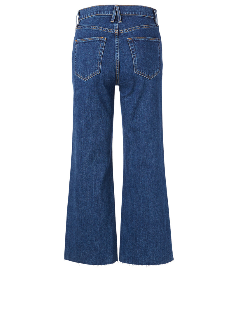 high waisted crop jeans womens