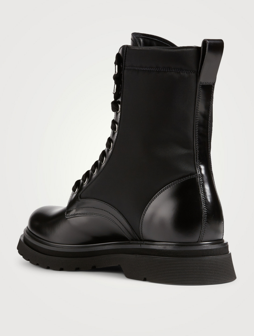 mini bag combat boot prada