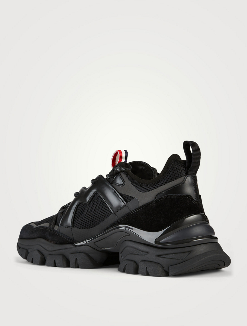 MONCLER Leave No Trace Suede And Mesh Sneakers | Holt Renfrew Canada