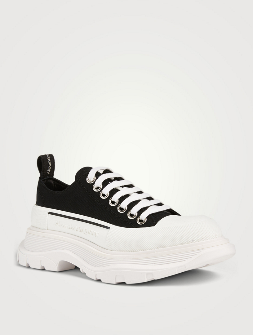 alexander mcqueen tread slick platform sneakers