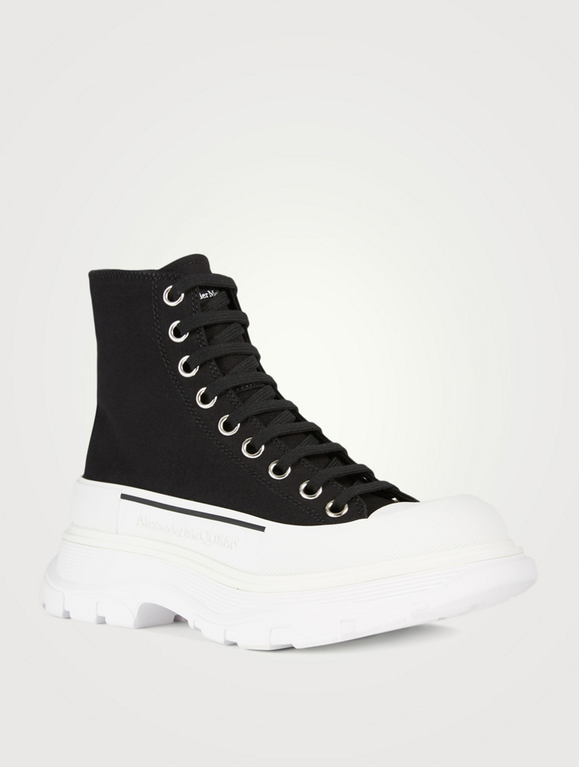 alexander mcqueen tread slick platform sneakers