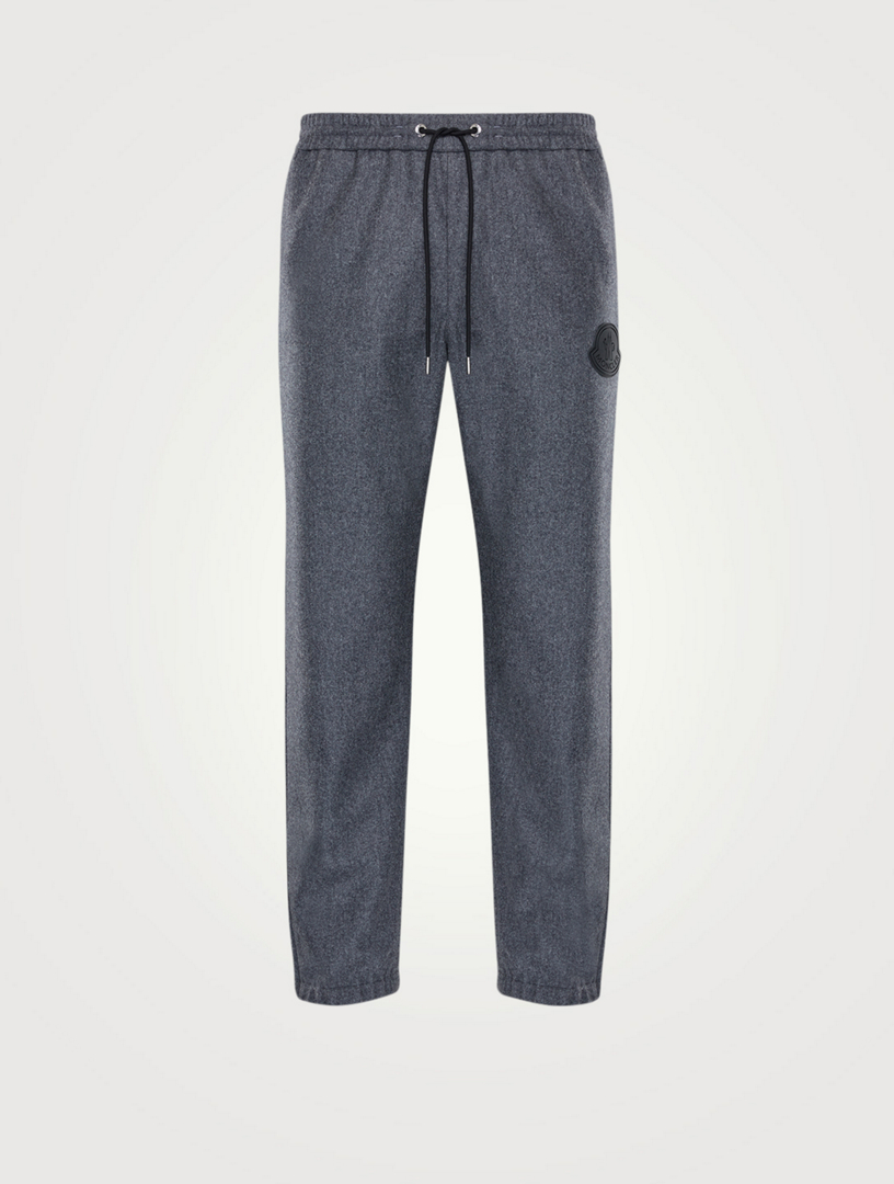 grey moncler joggers
