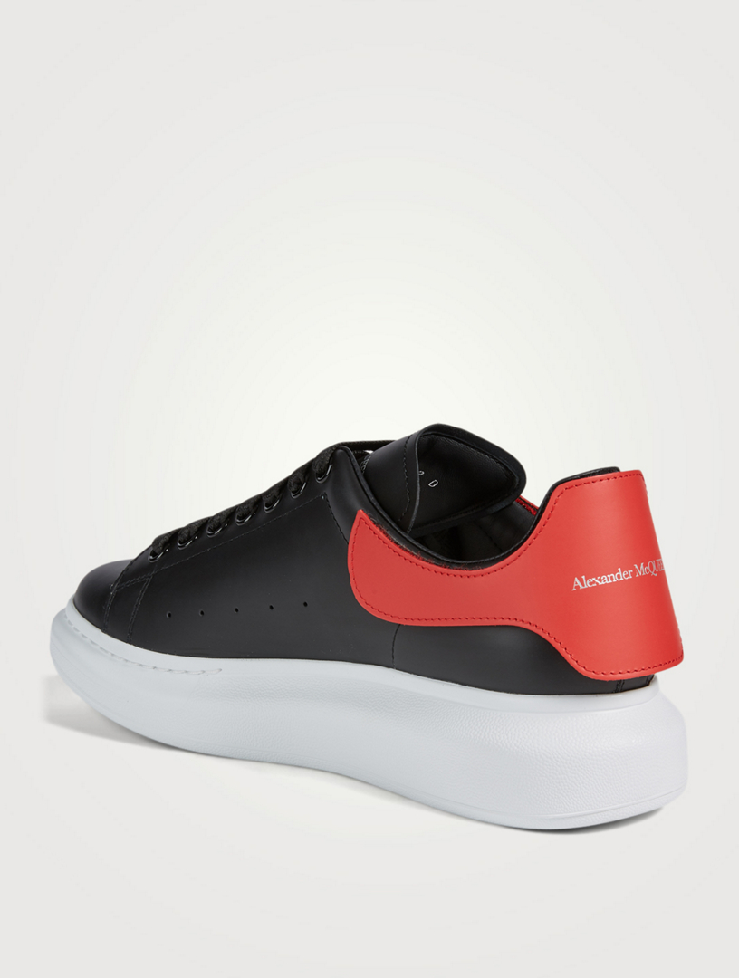 red and black alexander mcqueen sneakers