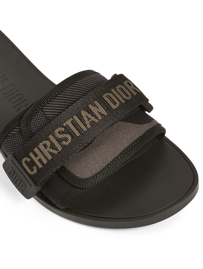 dior revolution slides black