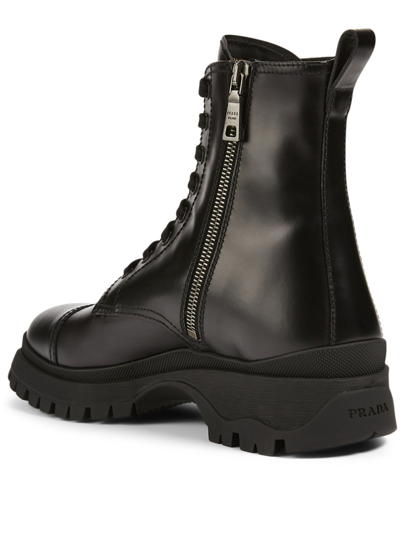 prada combat boots womens