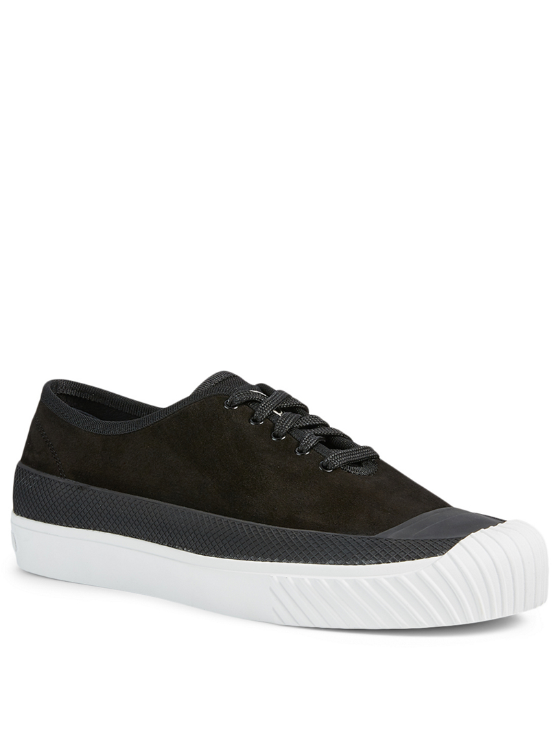 STONE ISLAND Suede Sneakers With Rubber Cap Toe | Holt Renfrew Canada