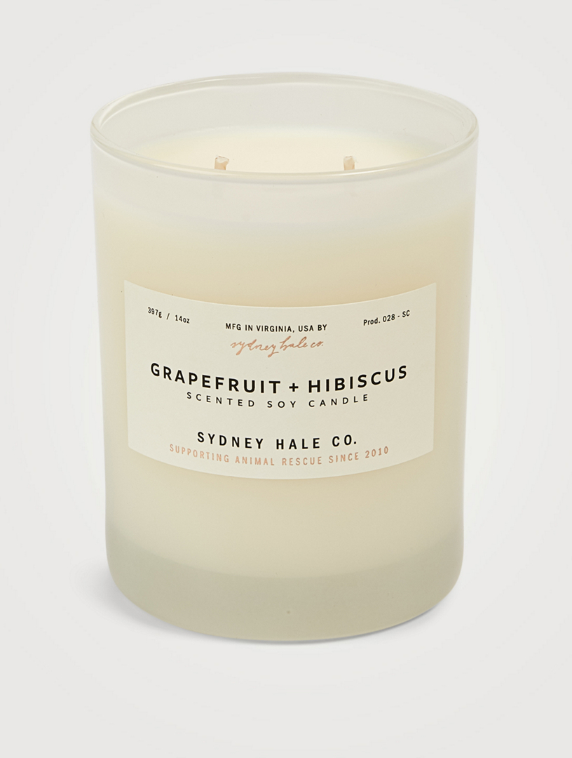SYDNEY HALE Grapefruit Hibiscus Scented Soy Candle Holt Renfrew Canada