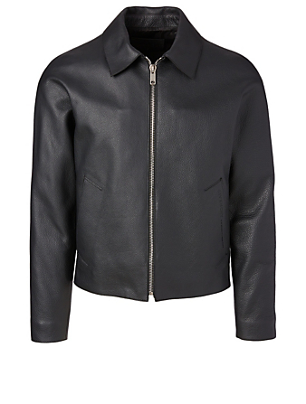GIVENCHY Leather Blouson Jacket | Holt Renfrew Canada