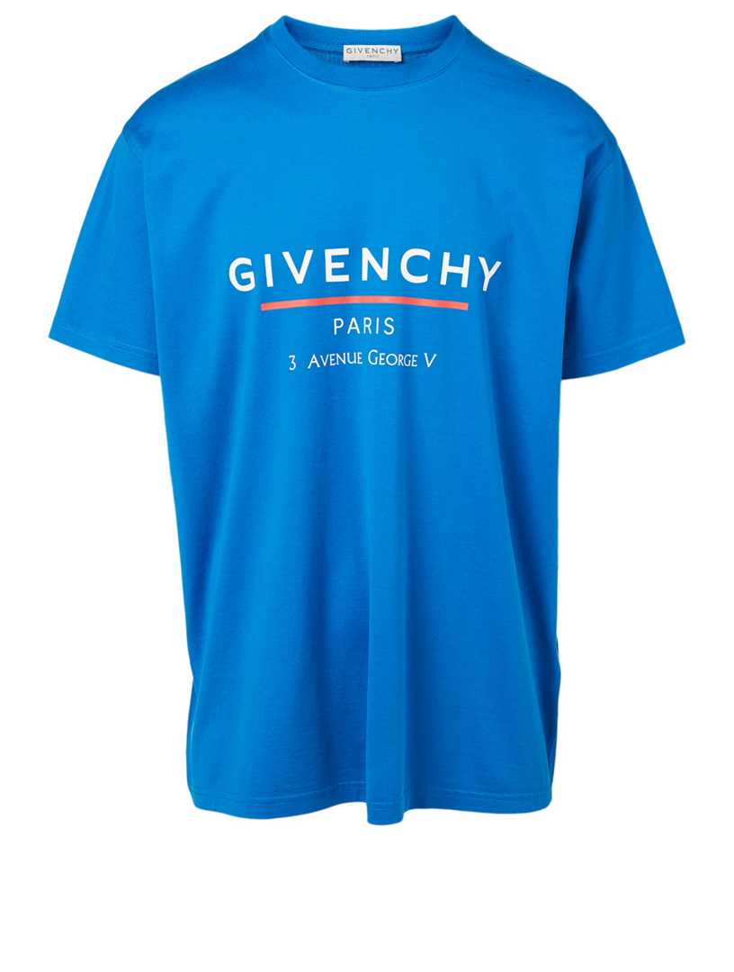 GIVENCHY Cotton Oversized T-Shirt With Label Logo | Holt Renfrew Canada