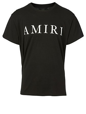 AMIRI Tee-shirt en coton à large logo Hommes Noir
