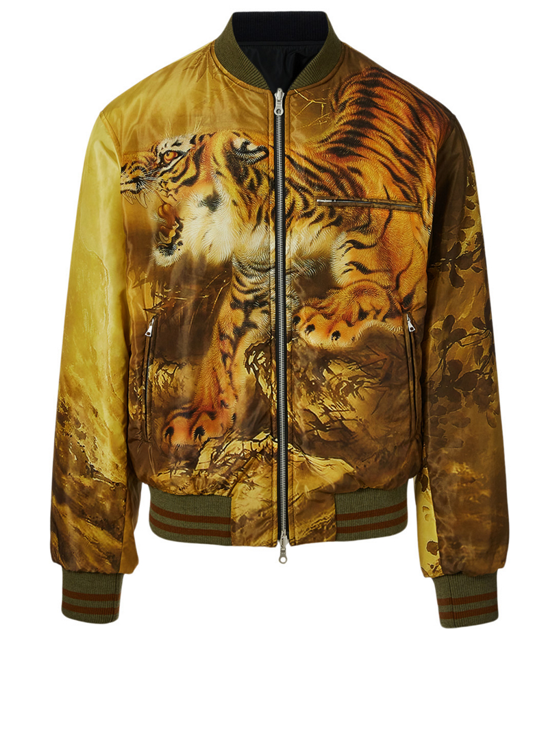 dries van noten reversible bomber jacket