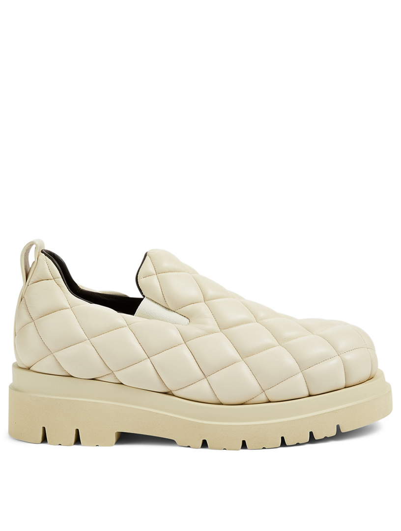 quilted slip on shoes