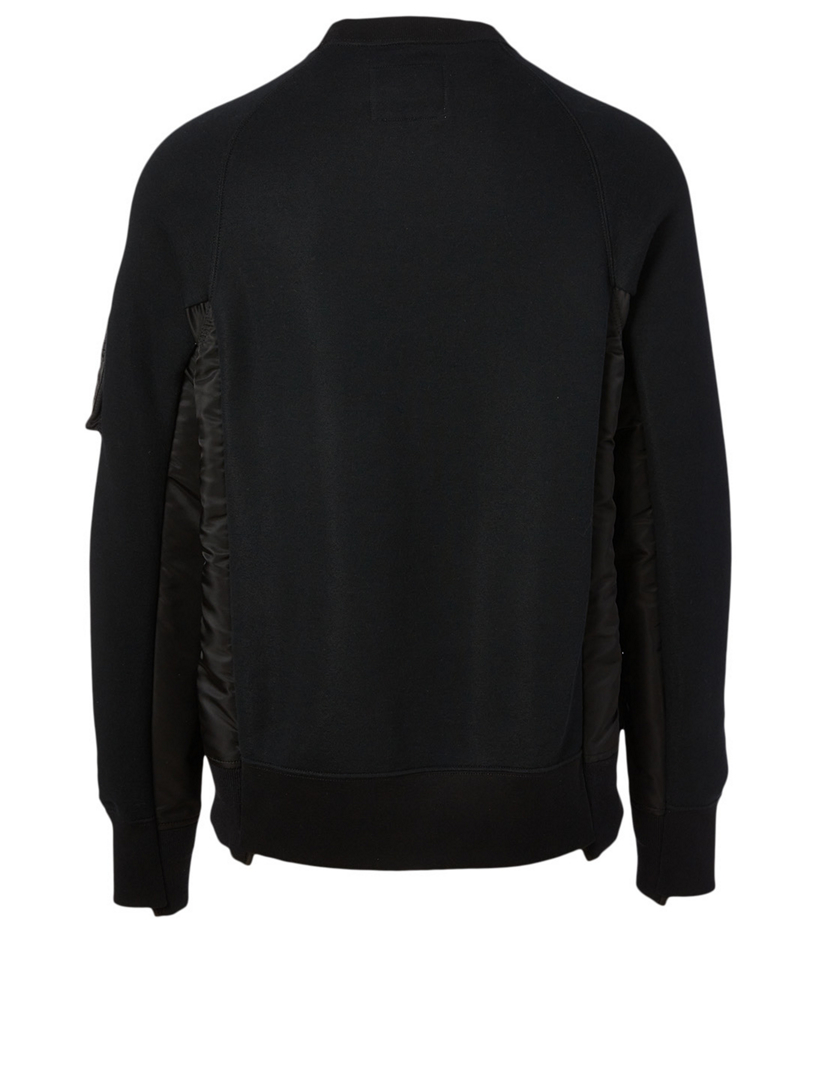 sacai sponge sweatshirt