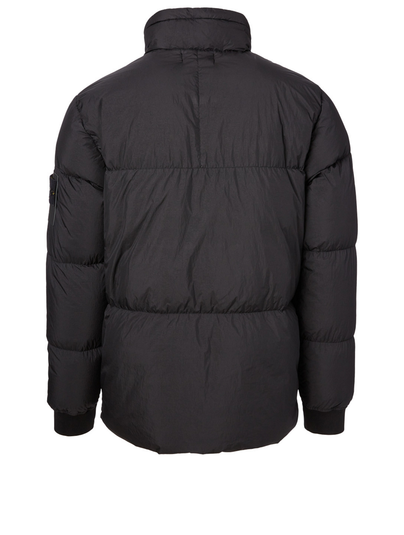 stone island white puffer jacket