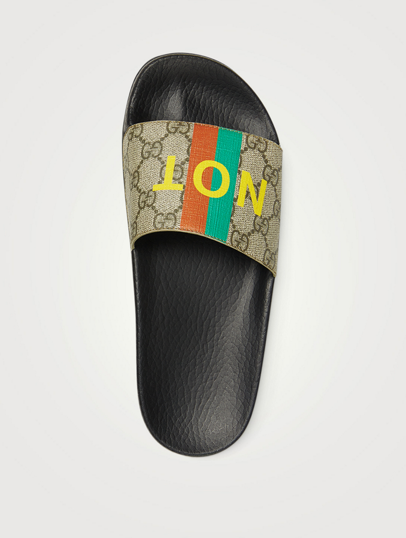 gucci supreme sandals