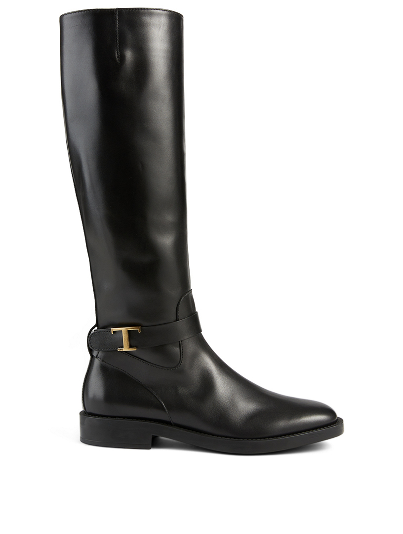 leather knee high boots canada