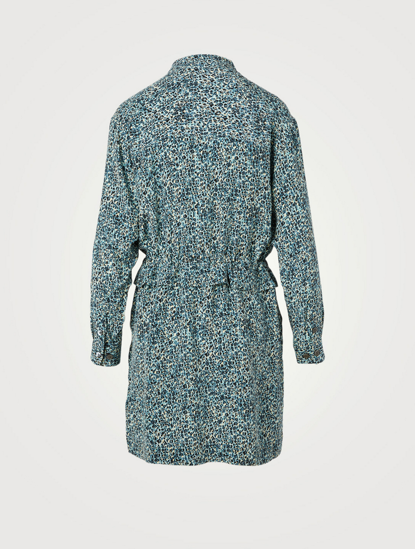EQUIPMENT Lizza Printed Midi Dress Women's Blue