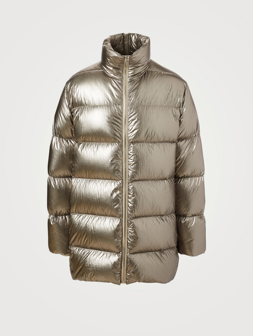 moncler silver puffer jacket