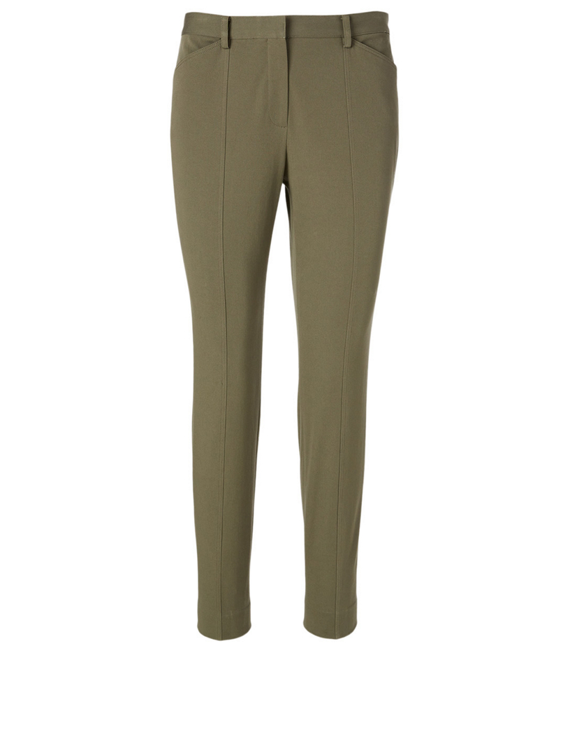 THEORY Cotton Stretch Pants | Holt Renfrew Canada