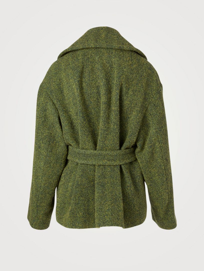 DRIES VAN NOTEN Rivieta Alpaca And Wool Belted Coat | Holt Renfrew