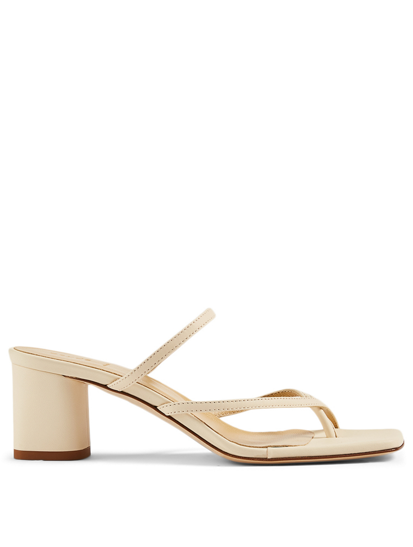 aeyde larissa leather mules