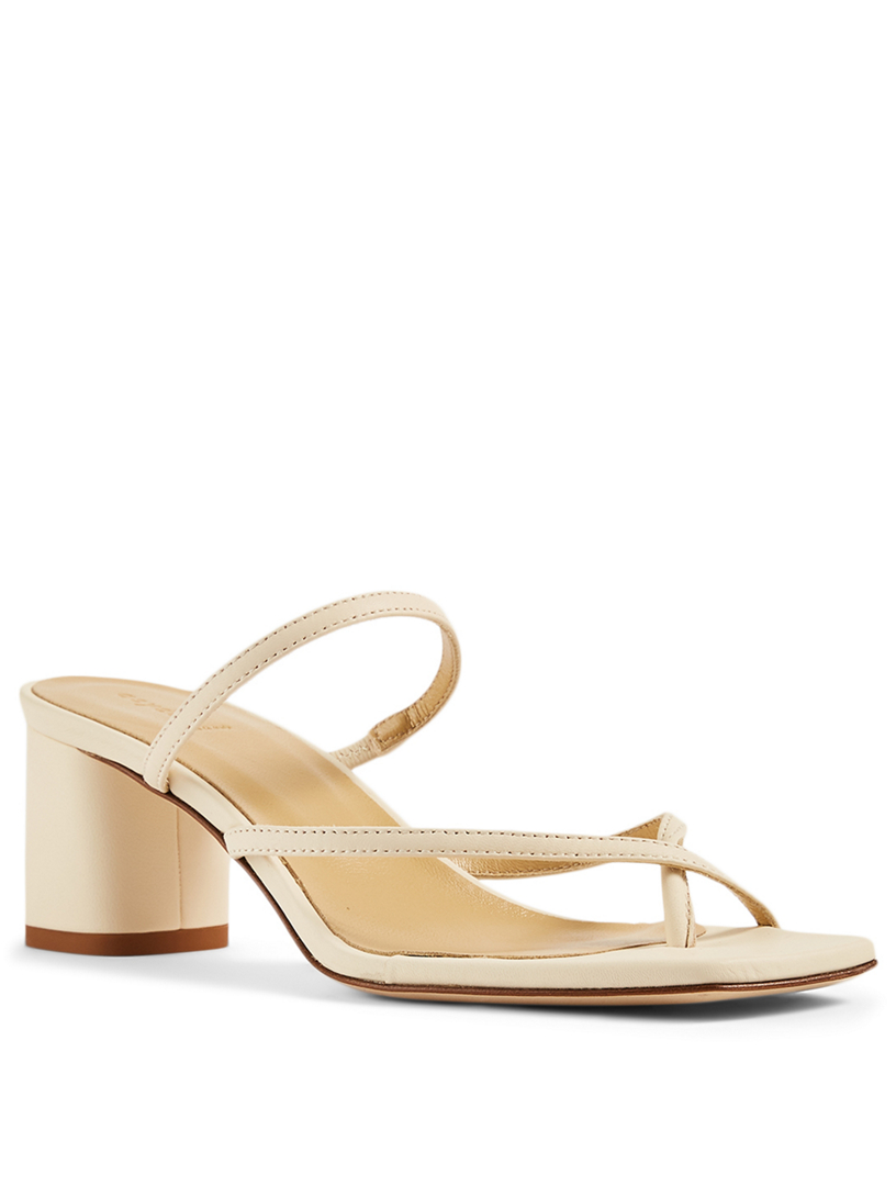 aeyde larissa leather mules