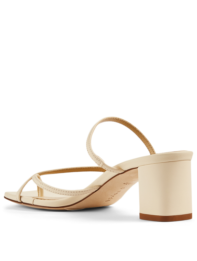 aeyde larissa leather mules