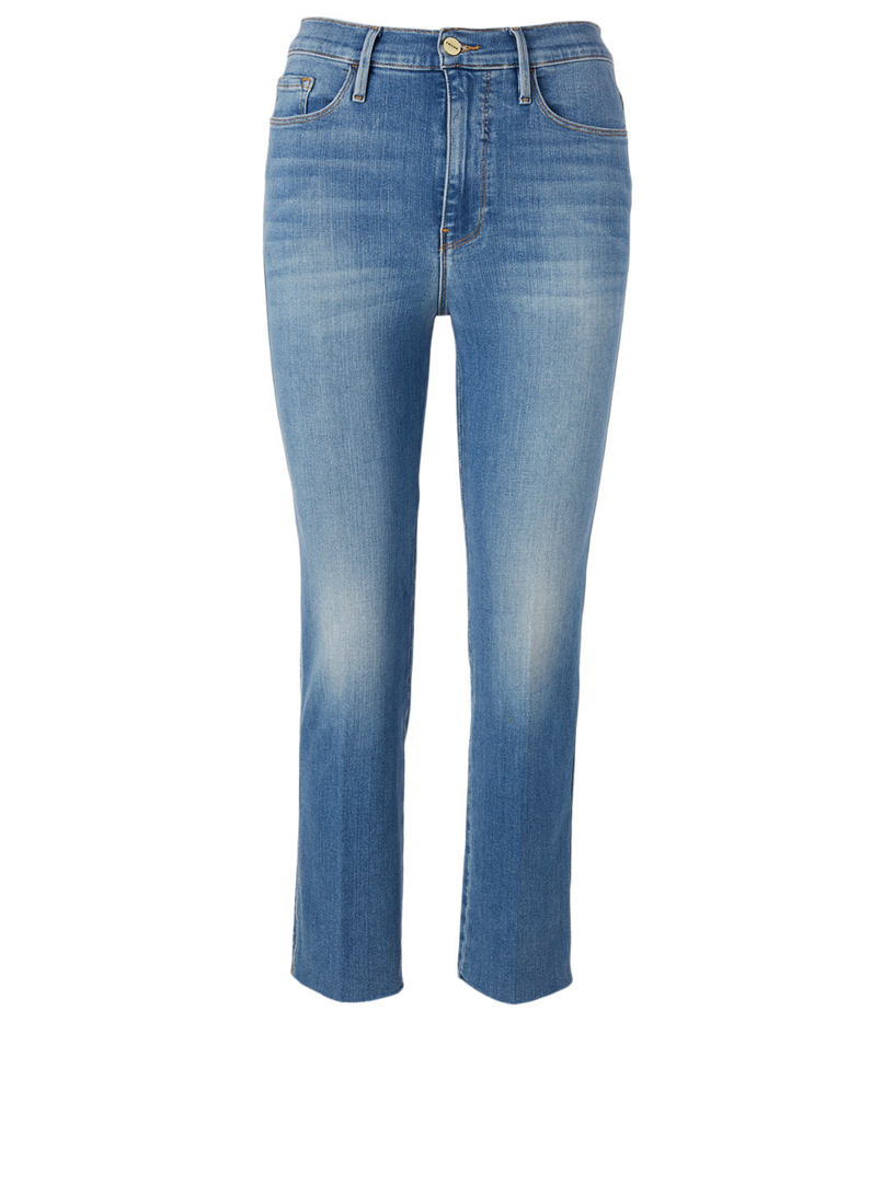 frame le sylvie raw edge jeans