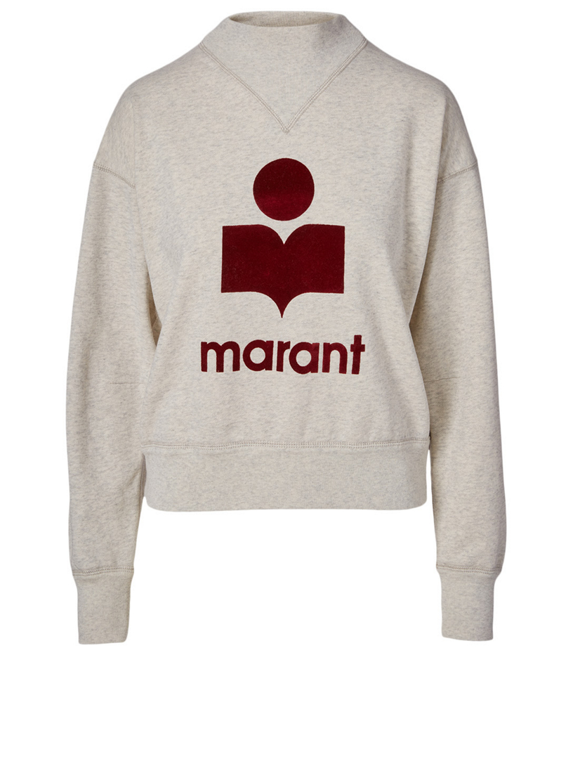 Isabel Marant Etoile Moby Sweatshirt With Embroidered Logo Holt Renfrew Canada
