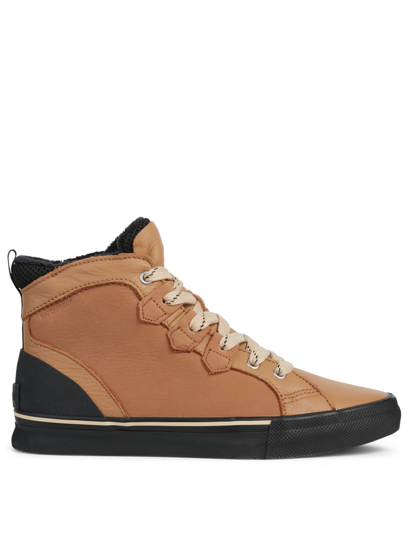 Sorel Caribou Leather High Top Sneakers Holt Renfrew Canada