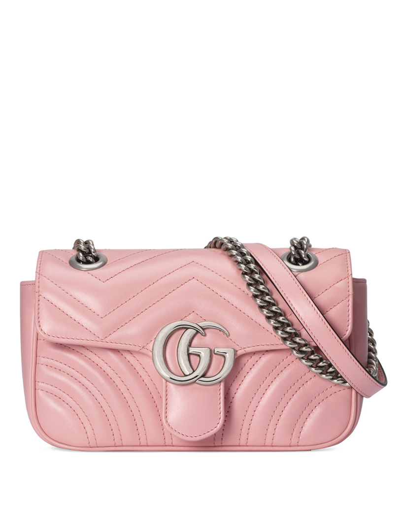 gucci marmont leather shoulder bag