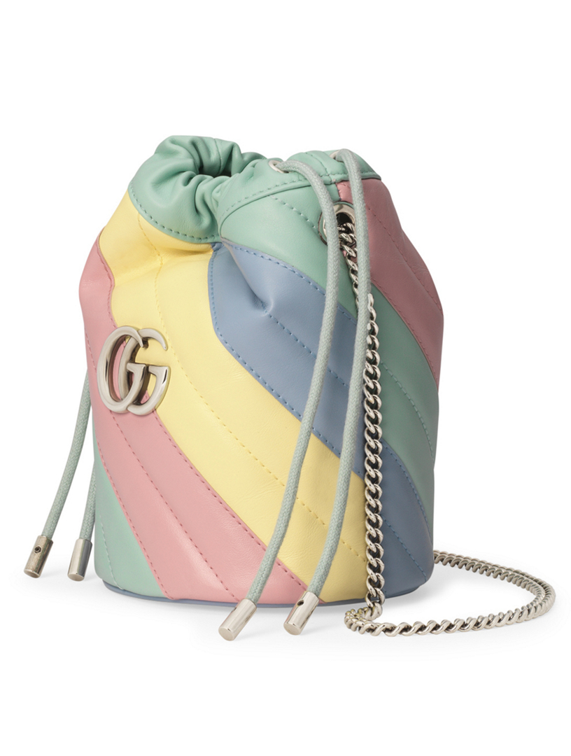 pastel bucket bag