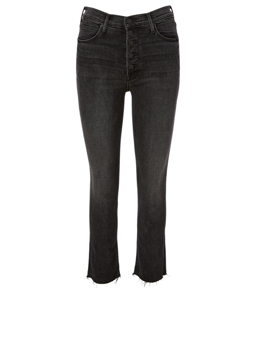 MOTHER The Pixie Dazzler Ankle Fray Jeans | Holt Renfrew Canada