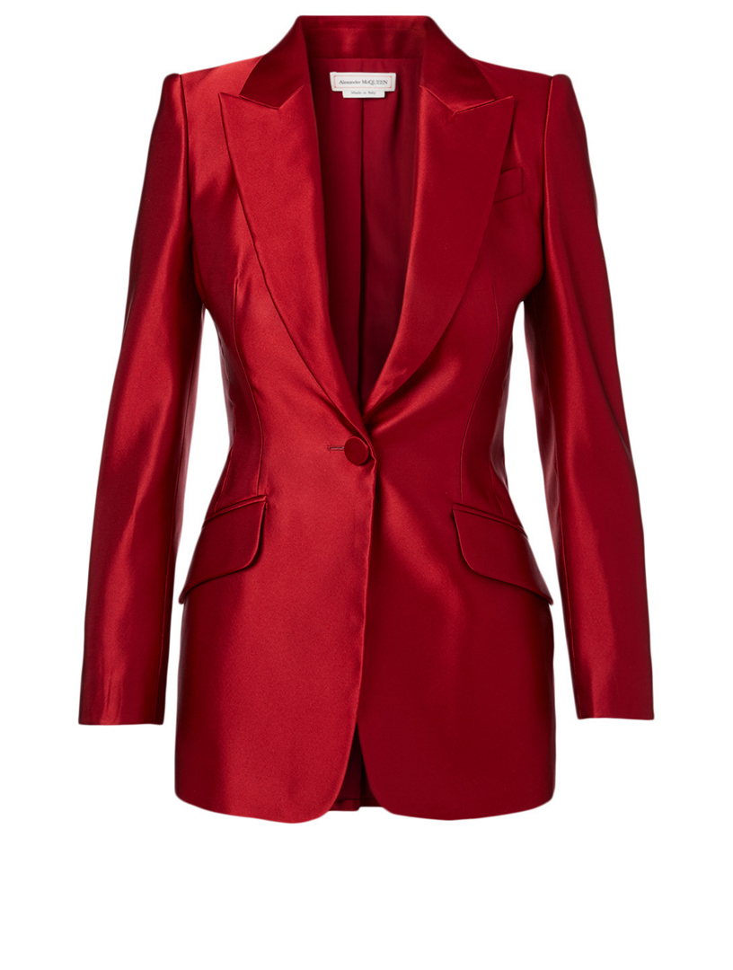 Double Duchesse Silk Blazer