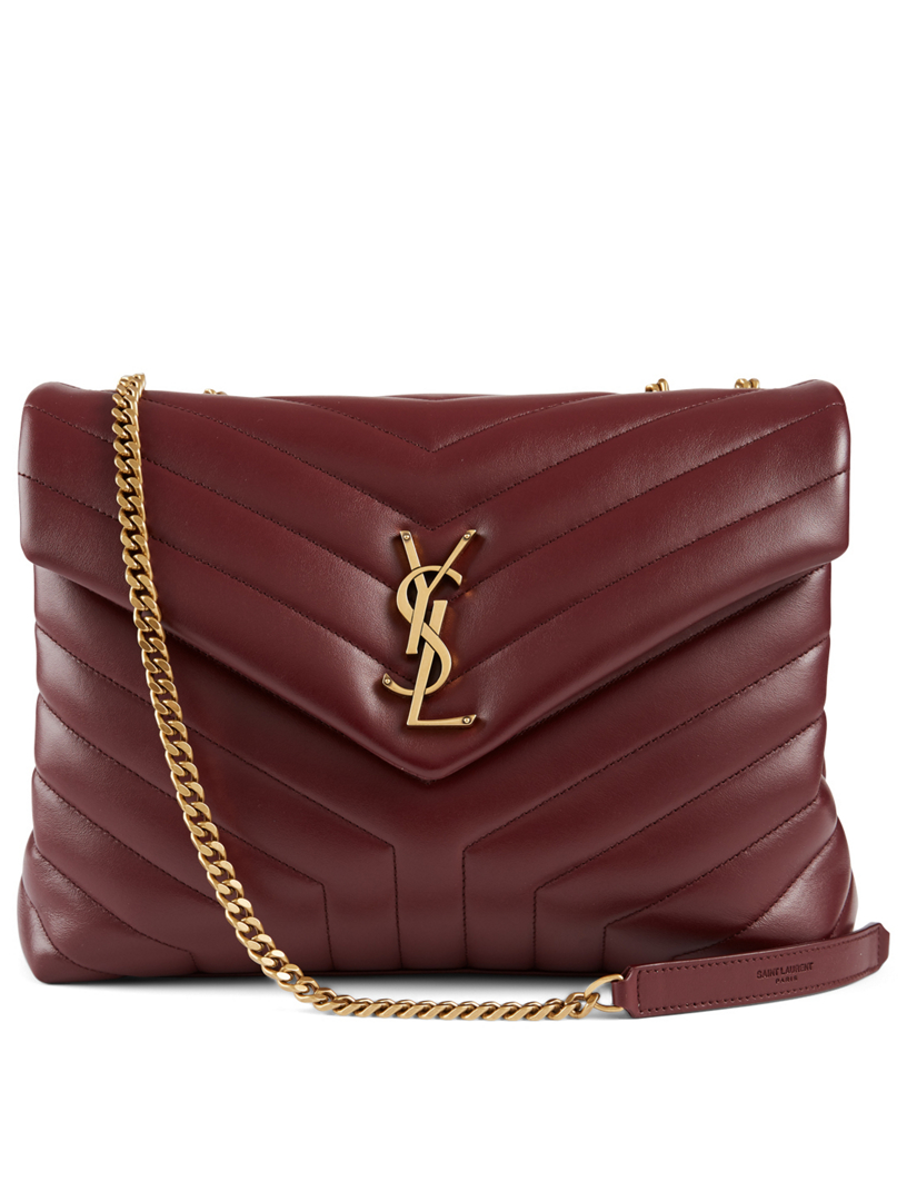 loulou monogram ysl medium chain shoulder bag