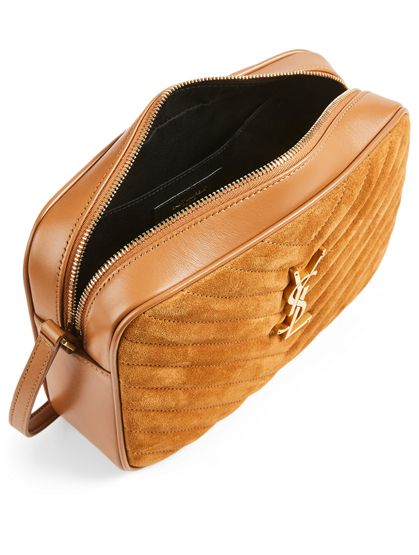 medium lou ysl monogram leather camera bag