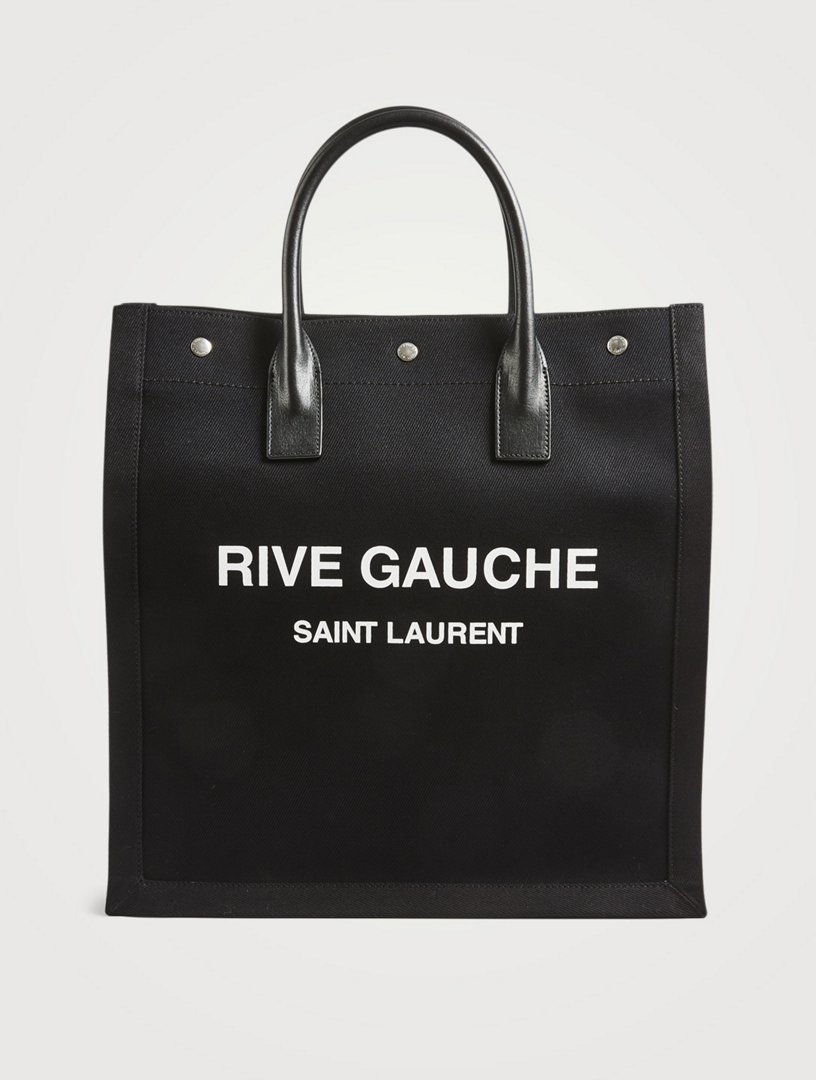 SAINT LAURENT Rive Gauche Canvas Tote Bag | Holt Renfrew Canada